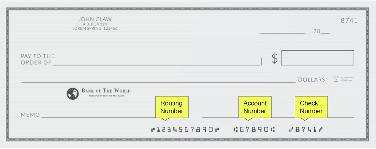 router vs account number