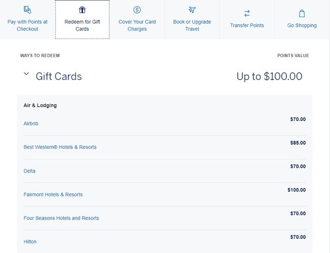 amex gift cards